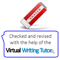 Checked and revised with the help of the Virtual Writing Tutor grammar checker